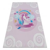 RugsX BAMBINO 2533 pralna preproga Samorog, mavrica za otroke protizdrsna - roza 160x220 cm, (5000176963) Cene