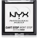 NYX Professional Makeup can't stop won't stop mattifying powder puder u prahu 6 g nijansa 11 bright translucent Cijene