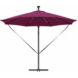  Suncobran S LED lampica Bordeaux Crvena 294 x 294 x 248 cm | shoptok.hr