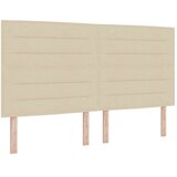  Krevet od pjene s madracem i LED-om Krem 180 x 200 cm Tkanina - Krem 180 x 200 cm Dizajn linija | shoptok.hr