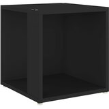 The Living Store Stranska mizica črna 33x33x34,5 cm konstruiran les - Stranska Mizica, (21421242) | Shoptok.si