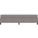  Postelja z vzmetnico Taupe in Črna 80 x 200 cm | Shoptok.si