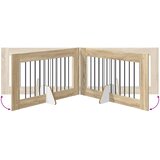  Vrata za pse s postoljem 2 pcs Hrast sonoma 100 x 60 cm | shoptok.hr
