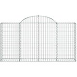  Lučne gabionske košare 25kom 200x30x100/120cm pocinčano željezo | shoptok.hr