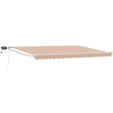 Ručna zlačivna tenda s LED diodama Plava i Narančasta 4 5 × 3 m - Bijeli Plava i narančasta 4 5 × 3 m | shoptok.hr