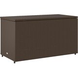  Vrtni ormarić za pohranu smeđi 110x55x60,5 cm od poliratana | shoptok.hr