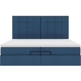  Otomanski okvir kreveta s madracima plavi 200x200cm tkanine | shoptok.hr