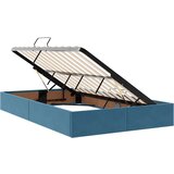  Krevet s prostorom za pohranu s LED-om Plava 120 x 190 cm | shoptok.hr
