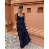 Beloved Callina obleka temno modra | Shoptok.si