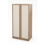 Marckeric Krem/u prirodnoj boji ormar u dekoru hrasta 90x180x53 cm Dennis – | shoptok.hr