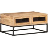  Stolić za kavu 90 x 60 x 40 cm cm od masivnog bagremovog drva | shoptok.hr