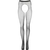Cottelli Legwear - Otvorene sjajne mrežaste tajice - crne (SL) | shoptok.hr