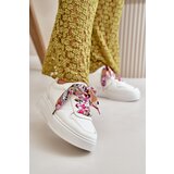 Boto Women's Platform Sneakers With Decorative Lacing White Mistra | Shoptok.si