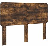  Krevetna konstrukcija s uzglavljem Dimljeni hrast 150 x 200 cm | shoptok.hr