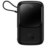 Baseus Power Bank QPow - 10 000mAh LCD Quick Charge PD 20W with cable to Lightning 8-pin black PPQD020001 | Eponuda.ba