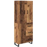  Highboard s ladicama 2 pcs Staro drvo 69,5 x 34 x 180 cm | shoptok.hr