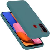 Cadorabo Ohišje, združljiv s Samsungom v tekoči zeleni barvi - zaščitni pokrov iz fleksibilnega silikona TPU, (20592849) Cene