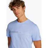 Tommy Jeans Majica mornarsko plava / pastelno plava / bijela | shoptok.hr