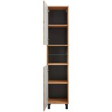 Mömax Visoka Omara Florenz, Barva Hrasta | Shoptok.si