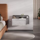 Hanah home dotta - noćni stočić u starom belom i retro sivoj boji Cene