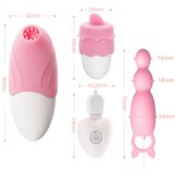 Jiuuy Električni osebni vibrator krogle 89377903-3 ABS TPE USB, (21218020) | Shoptok.si