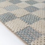 Flair Rugs Moder pralen tekač iz mešanice bombaža 80x230 cm Muted Checkerboard – | Shoptok.si