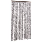 Furnova Zavesa proti mrčesu rjava in bež 118x220 cm šenilja, (21917882) | Shoptok.si