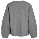 Vila Plašči Noos Juice Loose Jacket - Medium Grey Melange Siva Cene