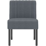  Niska stolica tamnosiva baršunasta | shoptok.hr