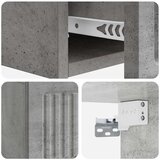Stolna montirana na zid Betonska siva 59 x 34 5 x 17 cm | shoptok.hr