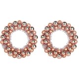  Vijenci s božićnim kuglicama 2 pcs Ružičasto zlatni | Eponuda.com