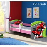  Otroška postelja ACMA z motivom, stranska roza 140x70 cm 06 Formula 1 | Shoptok.si