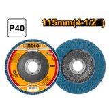 Ingco fdz1151 cirkonijum lamelarni disk 115mm gr40 ( FDZ1151 ) cene