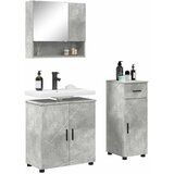  Set namještaja za kupaonicu s ladicama 3 pcs Betonski sivi | Eponuda.com