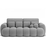 ELTAP Siva sklopiva sofa od bouclé tkanine 256 cm Cotonn – | shoptok.hr