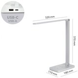 Brilagi LED dodirna prigušiva stona lampa sa bežičnim QI punjenjem LED/7W/5V 3000/4000/6000K bela | Eponuda.com