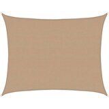  Jedro za zaštitu od sunca 160 g/m² smeđesiva 6 x 7 m HDPE | shoptok.hr