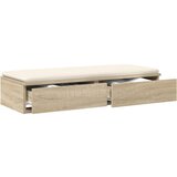  Nočne omarice Sonomanski hrast Inženirski les 80 x 36.5 x 16.5 cm, (22008253) | Shoptok.si