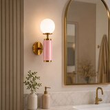 Opviq zidna lampa Moira-20201-H, 1 × E27, roze Cene
