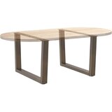  Noge za klub stolić V-oblik 2 kom Prirodni čelik 70 x (42-43,3) cm Čelik | shoptok.hr
