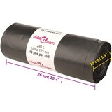  Vreće za smeće 150 kom crne 240 L | shoptok.hr