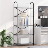 vidaXL Polica Sivi hrast sonoma 80 x 30 x 183 cm Konstruirano drvo Cijene