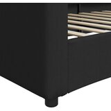  Dnevni krevet crni 90 x 190 cm od tkanine | Eponuda.ba