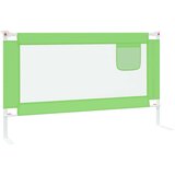 vidaXL Sigurnosna ograda za dječji krevet zelena 140 x 25 cm tkanina | shoptok.hr
