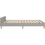  Okvir za krevet bez madraca svjetlosivi 140 x 190 cm od tkanine | shoptok.hr