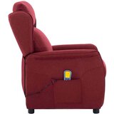  Massagerica s jastukom Burgundac 93.5 x 67.5 x 101.5 cm tkanina | shoptok.hr
