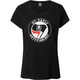 FC St. Pauli Majica 'Anti Fascist' crvena / crna / bijela