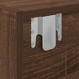 vidaXL TV omarica 2 kosi rjavi hrast 80x31x25,5 cm inženirski les | Shoptok.si