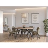 Marckeric Kaki zelene blagovaonske stolice u setu 4 kom Luna – | shoptok.hr