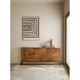 Marckeric Niska komoda od masivnog manga u prirodnoj boji 170x79 cm Nereida – | shoptok.hr